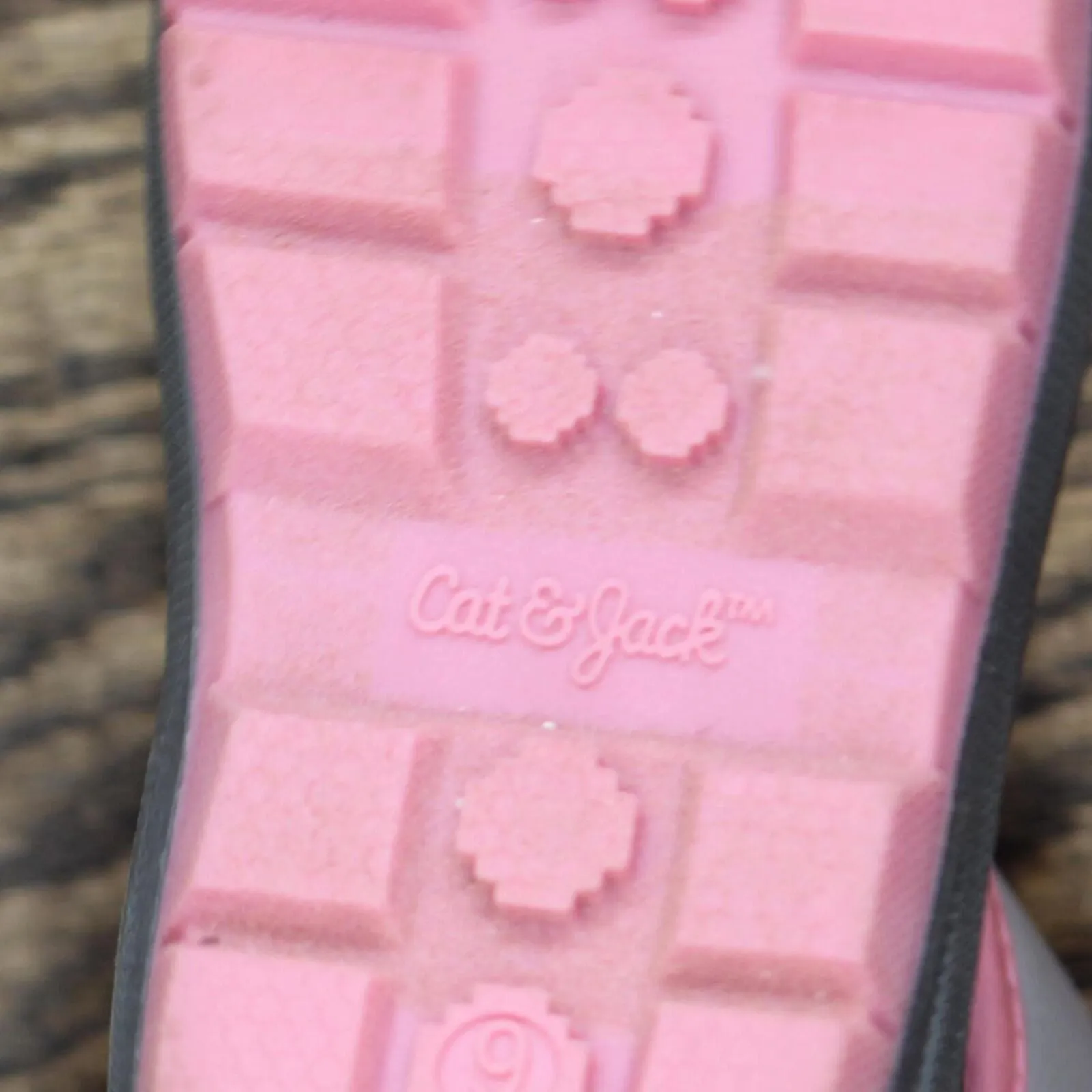 Cat & Jack Toddler Girls' Lenny Winter Boots AEX55 Gray / Pink 9T