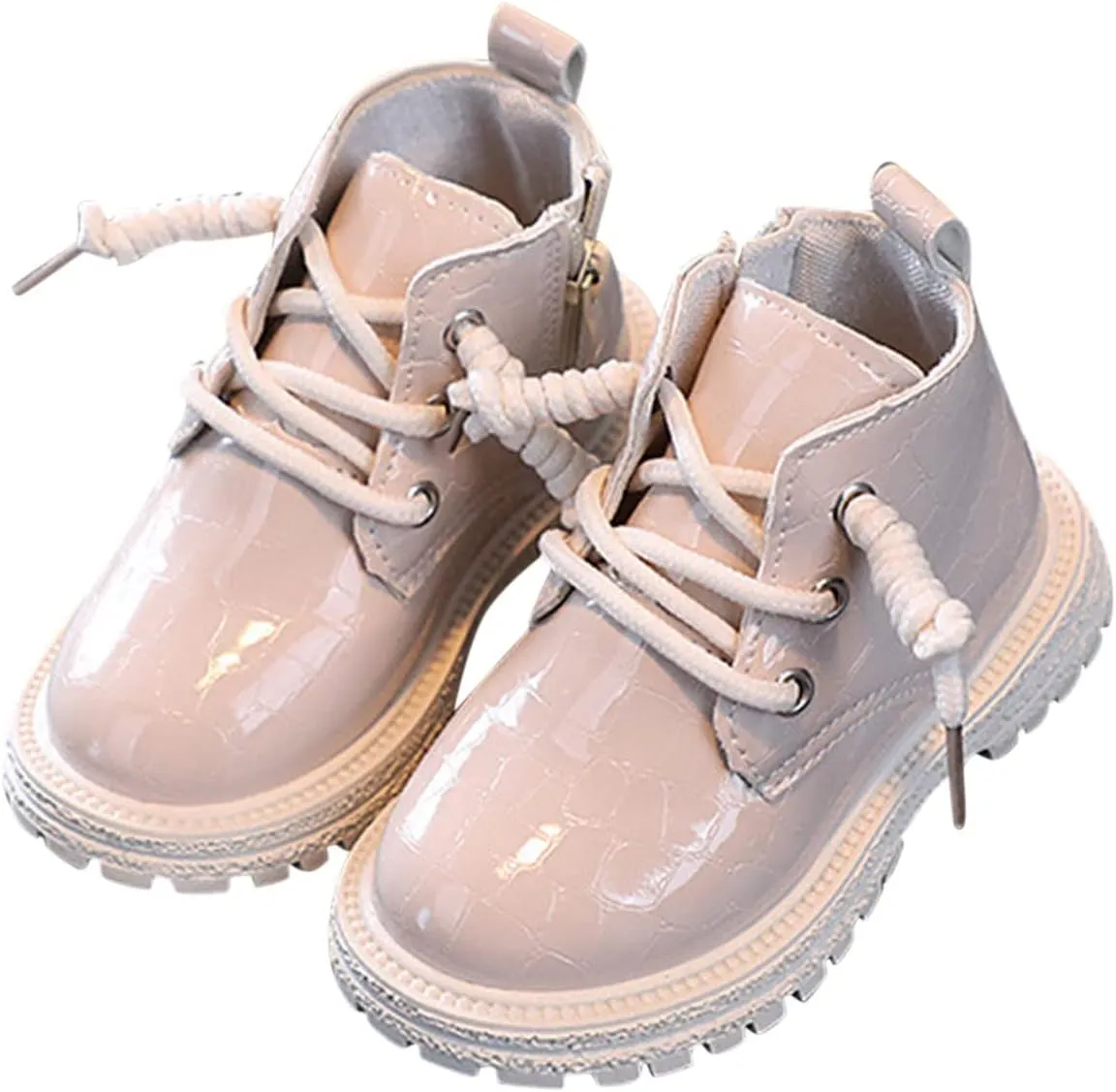 Fashion All Seasons Children Boots for Boys and Girls Ankle Boots with Thick Soles Non Slip Kids Snow Boots Size 5