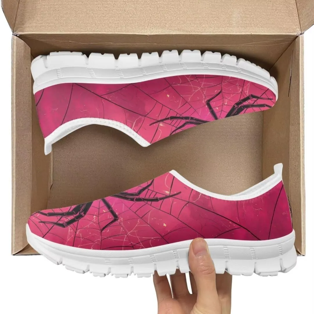 Jeiento Womens Halloween Shoes Slip-On Loafers Comfy Play Fashion Sneaker Travel Walking Flat Shoes Slip-On Party Shoes for Teenager Girls