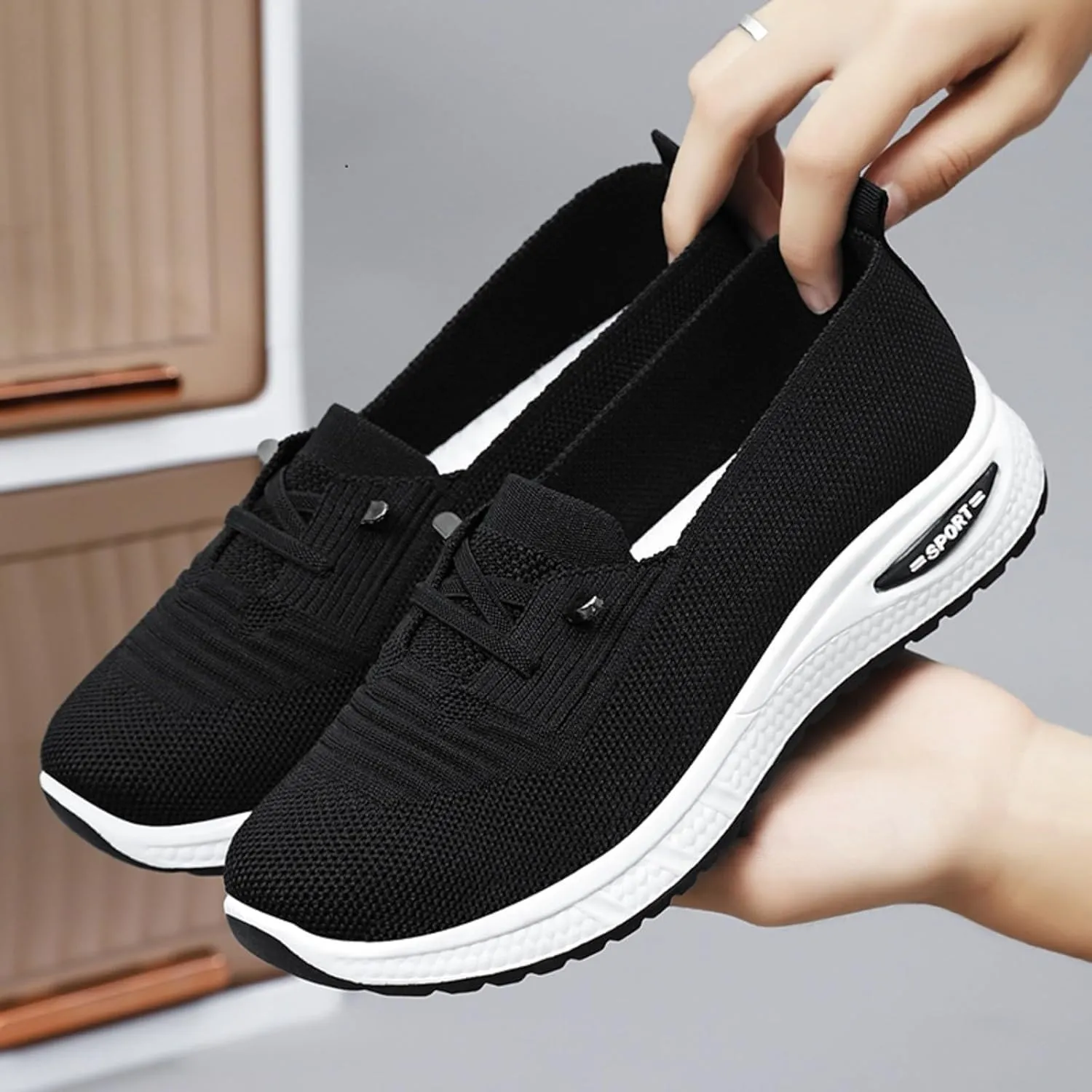 Lightweight Shoes for Women Casual Loafers Slip On Shoe Breathable Comfortable Walking Shoes for Women