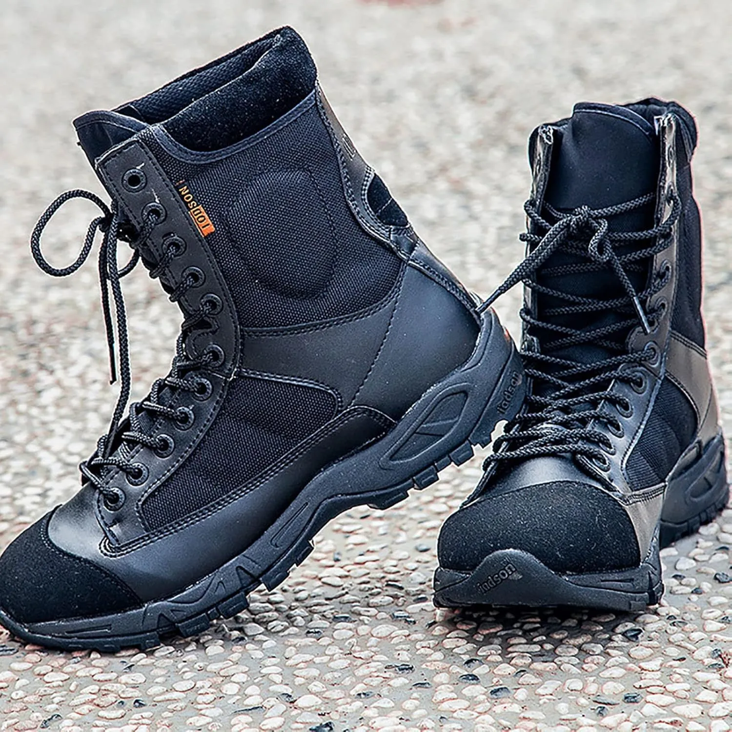 Men's Ultralight Combat Boots, Spring and Autumn High-top Waterproof Non-Slip Tactical Military Boots for Men, for Outdoor Comfort Breathable Desert Boots