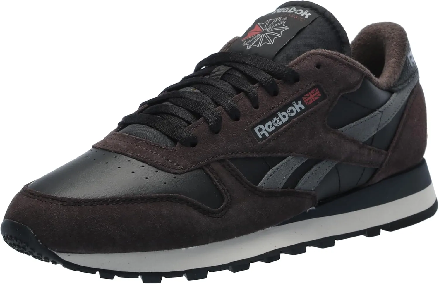 Reebok Unisex Classic Leather Sneakers Legacy, Black/Dark Matter/Grey 5, 13 US Men