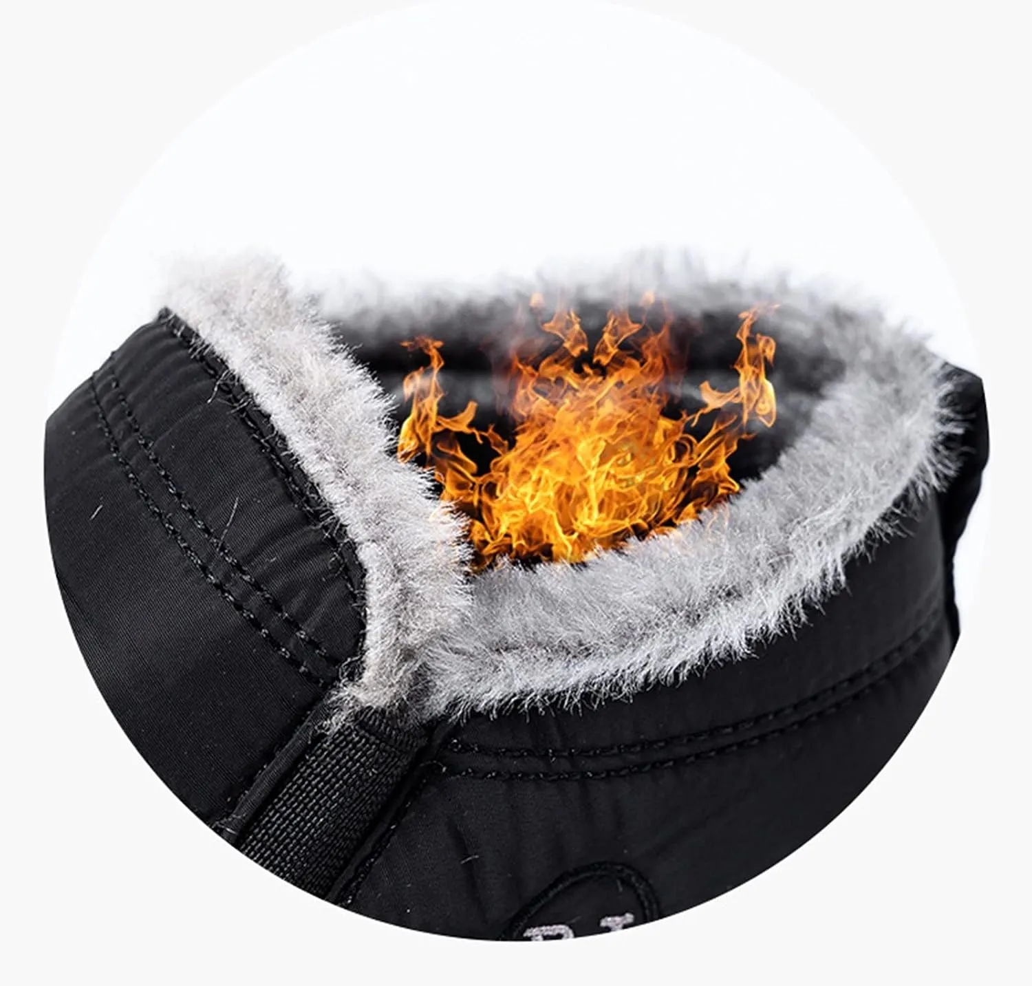 Snow Boots for Teen Girls Waterproof Winter Boots Insulated Warm Boots Fur Lined Short Ankle Booties Work Boots for Men