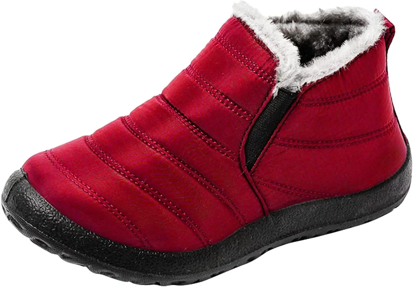 Snow Boots for Teen Girls Waterproof Winter Boots Insulated Warm Boots Fur Lined Short Ankle Booties Work Boots for Men