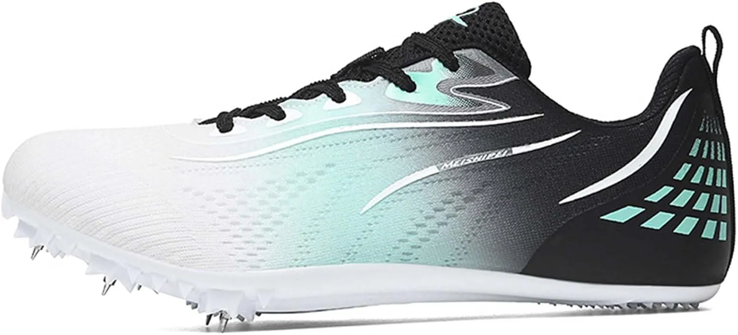 Spikes Track & Field Shoes for Mens Breathable Racing Jumping Sprint Sneakers Kids Boys Girls Youth Running Training Shoes
