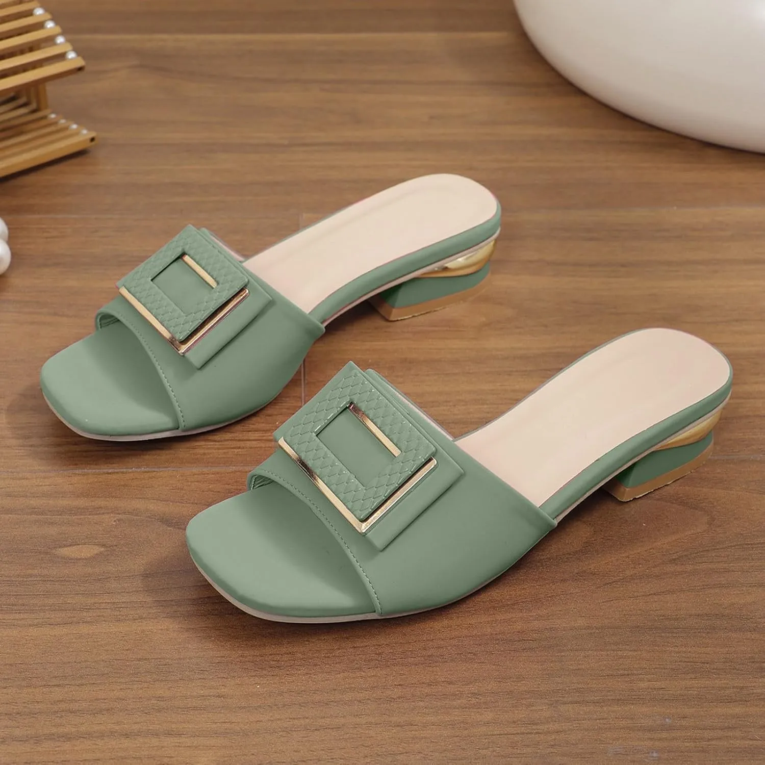 Women's Boho Casual Flat Sandals 2025 Comfortable Fashion Beach Open Toe Summer Slip On Daily Shoes Dress Block Heel Dress Sandals for Outdoor Wedding