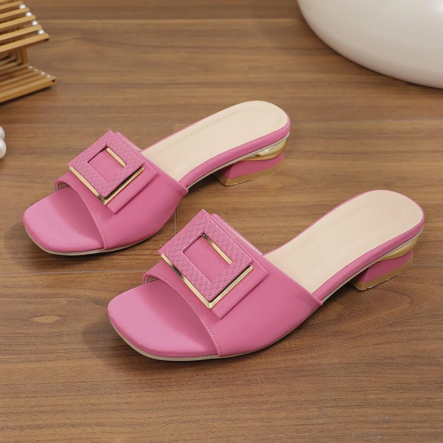 Women's Boho Casual Flat Sandals 2025 Comfortable Fashion Beach Open Toe Summer Slip On Daily Shoes Dress Block Heel Dress Sandals for Outdoor Wedding