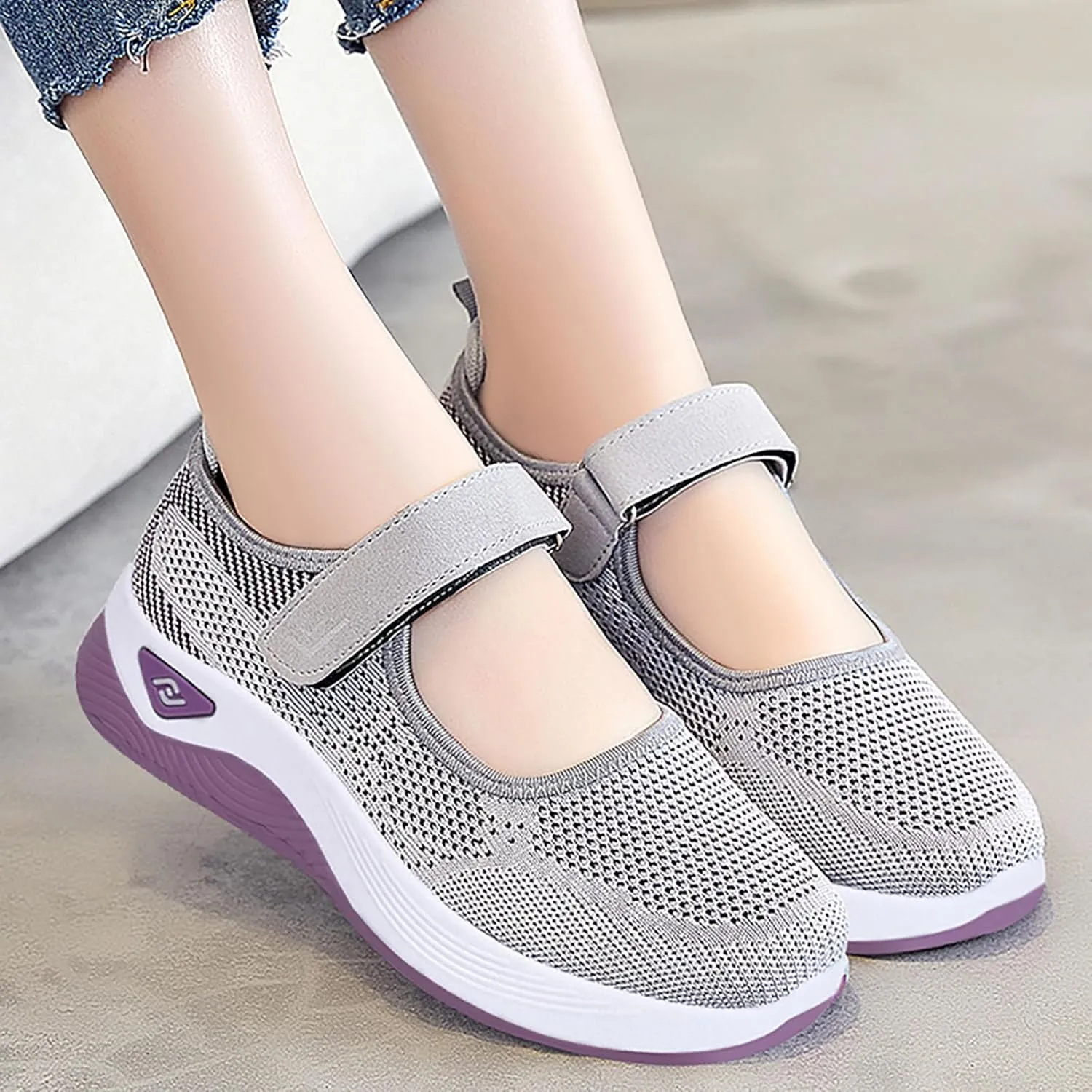 Women's Fashion Sneaker Lace Up Low Top Comfortable Walking Shoes Waterproof Tennis Shoes Flat Loafers Women Shoes Wide Toe Box Sneakers Women