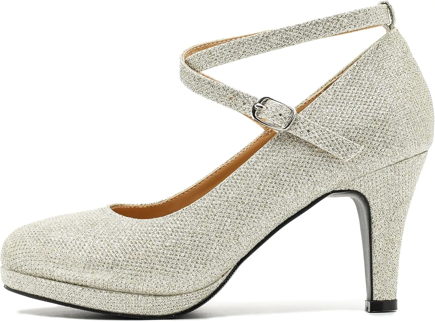 Womens Platform High Heels Sexy Cross Ankle Strap Pumps Wedding Work Party Dress Shoes